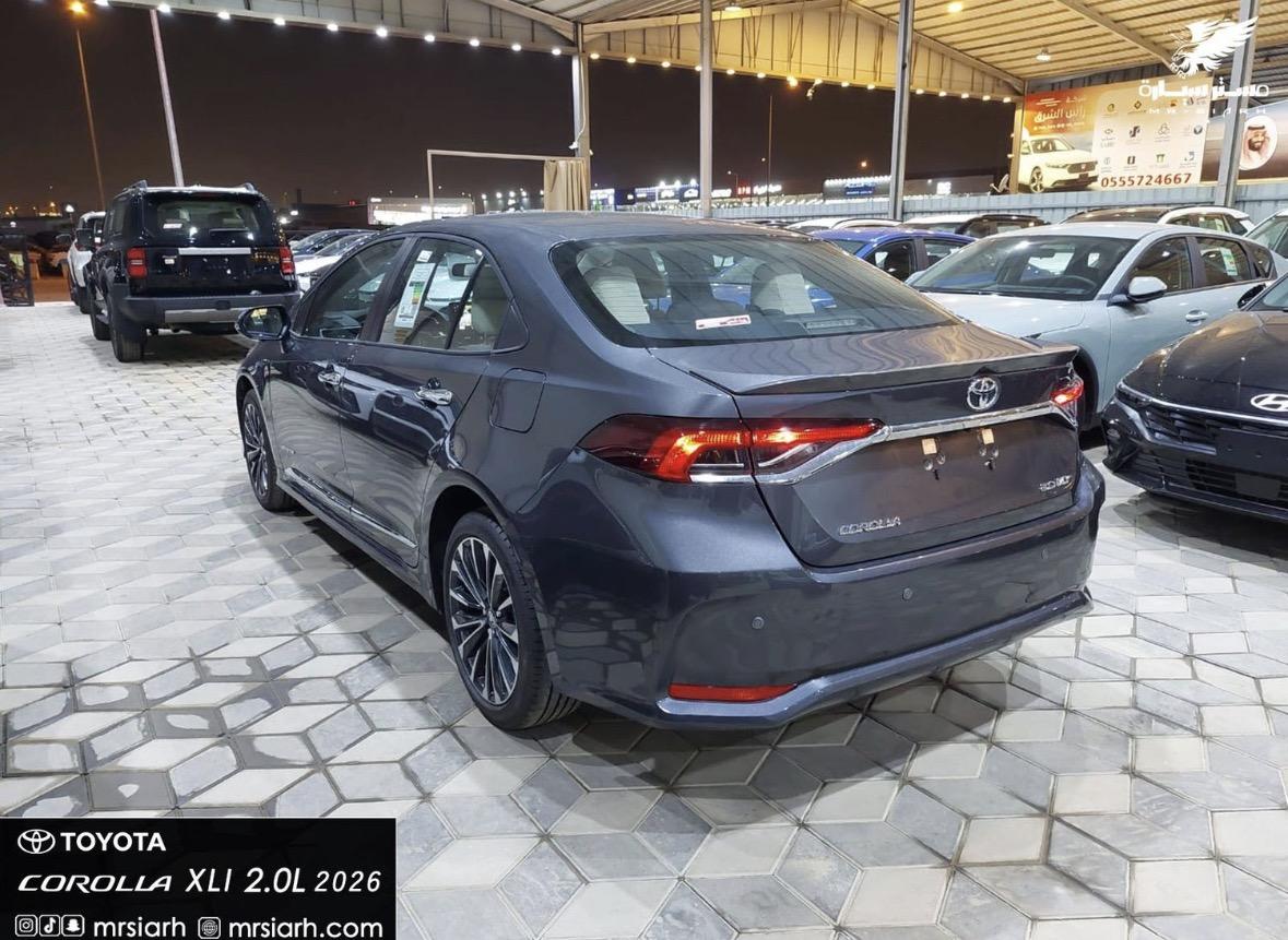 تويوتا كورولا XLI فتحة 2026