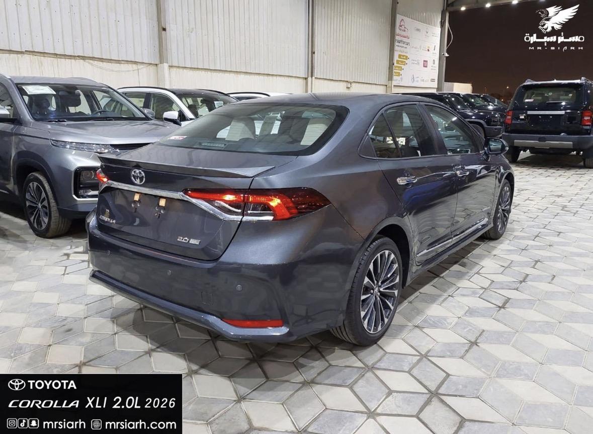 تويوتا كورولا XLI فتحة 2026