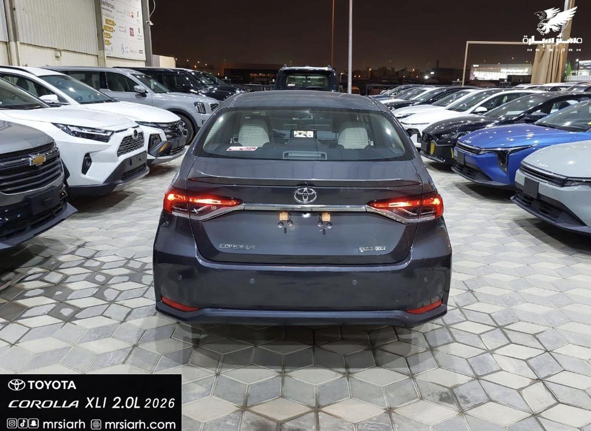 تويوتا كورولا XLI فتحة 2026